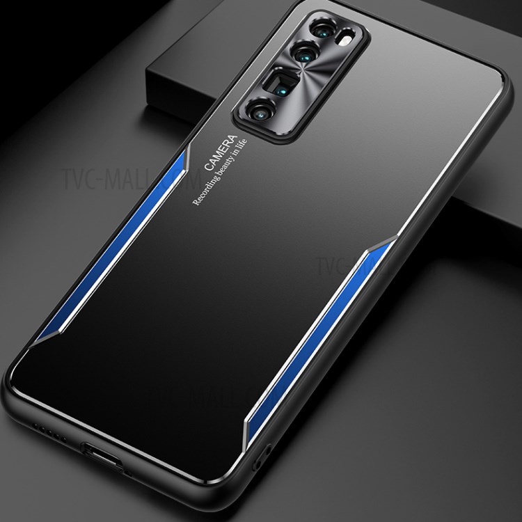 Shockproof Aluminium Alloy Black + TPU Hybrid Case for Huawei Nova 7 Pro 5G-1