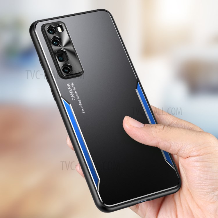 Shockproof Aluminium Alloy Black + TPU Hybrid Case for Huawei Nova 7 Pro 5G-5