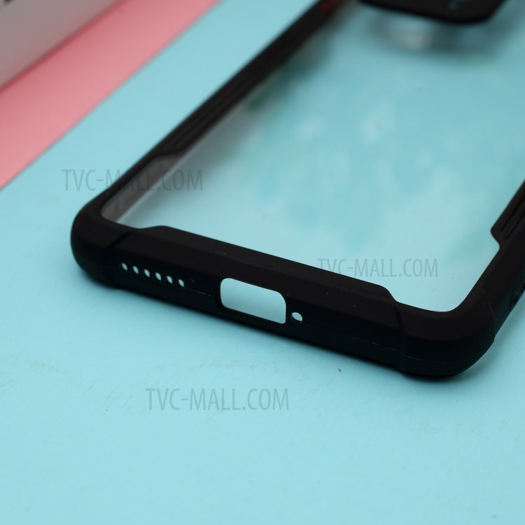 Anti-drop TPU Frame + Acrylic Bi-color Shell for Huawei P40 Pro+ - Black-3