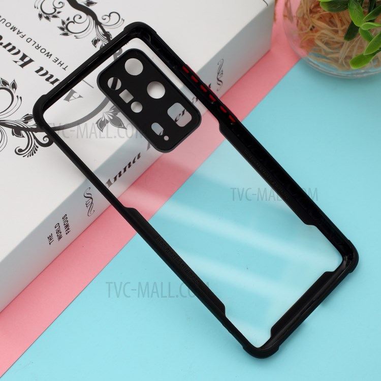 Anti-drop TPU Frame + Acrylic Bi-color Shell for Huawei P40 Pro+ - Black-4