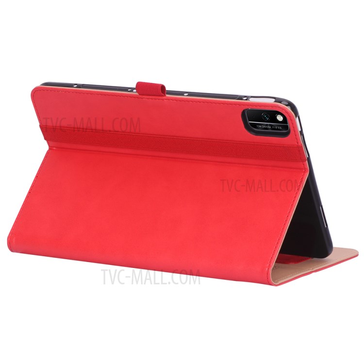 WY-2099 Business Style Flip Leather Stand Tablet Case with Card Slots for Honor V6 5G 10.4 - Red-11