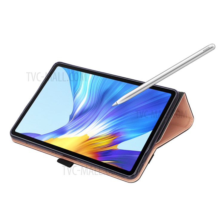 WY-2099 Business Style Flip Leather Stand Tablet Case with Card Slots for Honor V6 5G 10.4 - Red-17