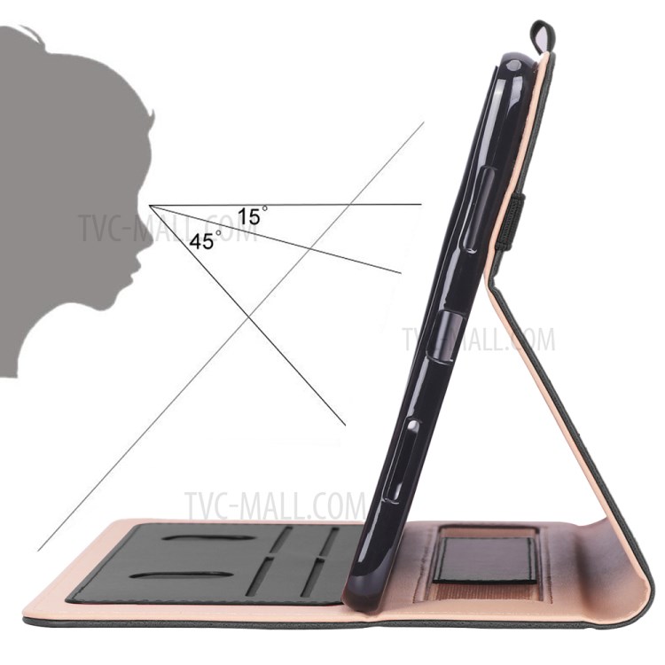 WY-2099 Business Style Flip Leather Stand Tablet Case with Card Slots for Honor V6 5G 10.4 - Red-3