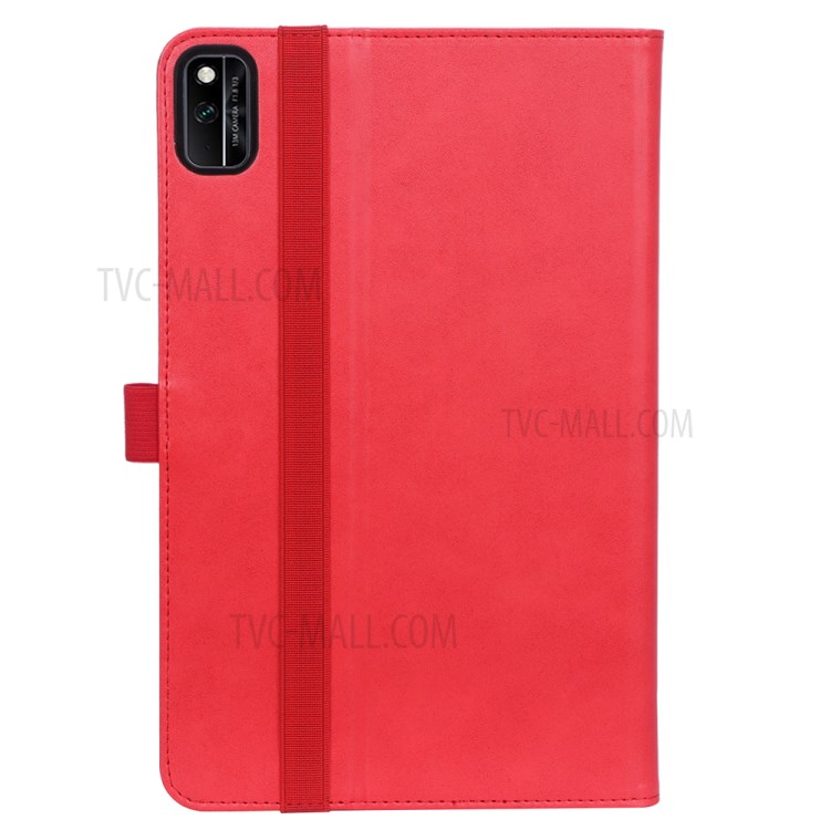 WY-2099 Business Style Flip Leather Stand Tablet Case with Card Slots for Honor V6 5G 10.4 - Red-5
