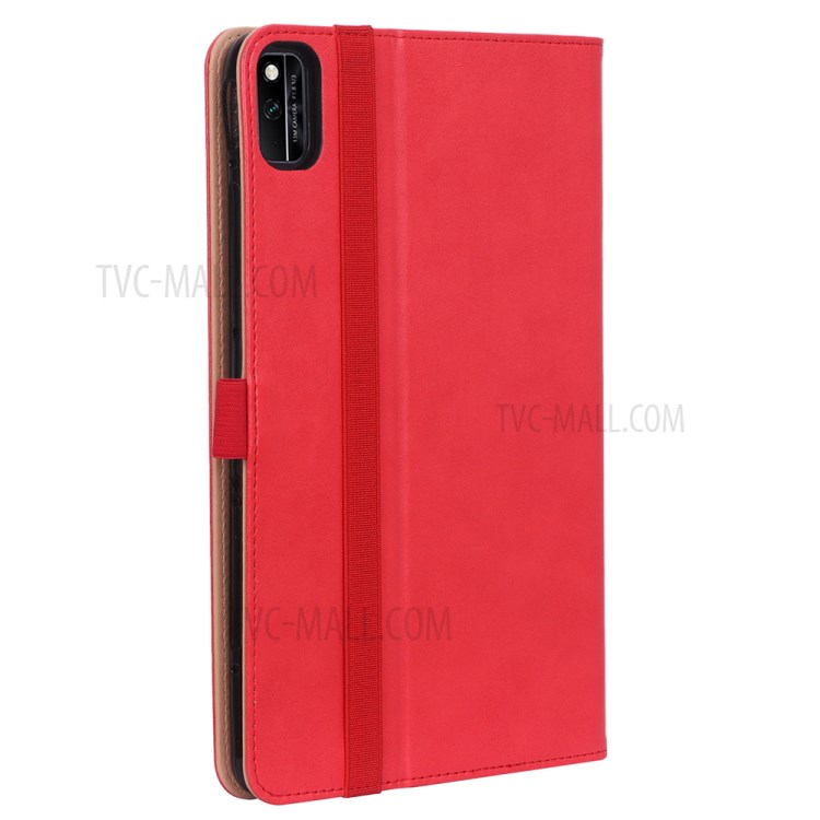 WY-2099 Business Style Flip Leather Stand Tablet Case with Card Slots for Honor V6 5G 10.4 - Red-6