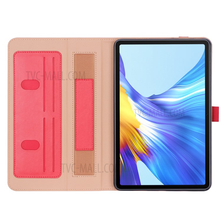 WY-2099 Business Style Flip Leather Stand Tablet Case with Card Slots for Honor V6 5G 10.4 - Red-8