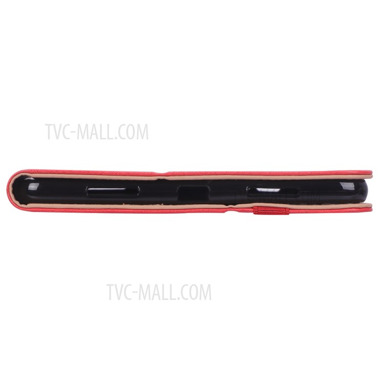 WY-2099 Business Style Flip Leather Stand Tablet Case with Card Slots for Honor V6 5G 10.4 - Red-9