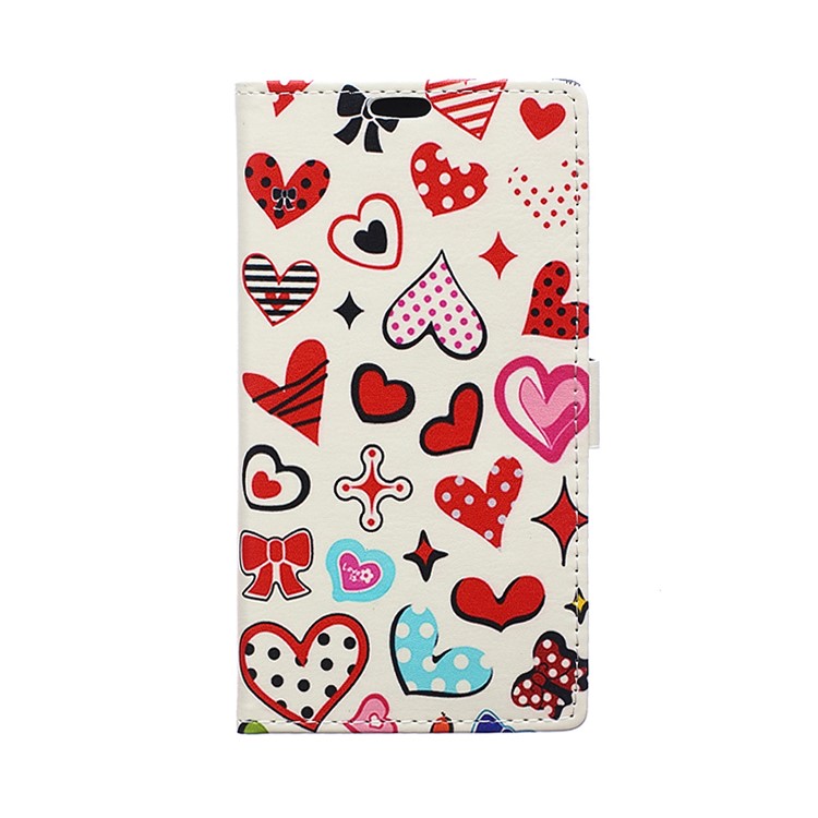 Illustration Leather Wallet Stand Shell for Huawei Honor 8 - Sweet Elements-1
