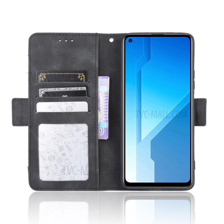 Wallet Leather Stand Case for Honor Play4 - Black-6