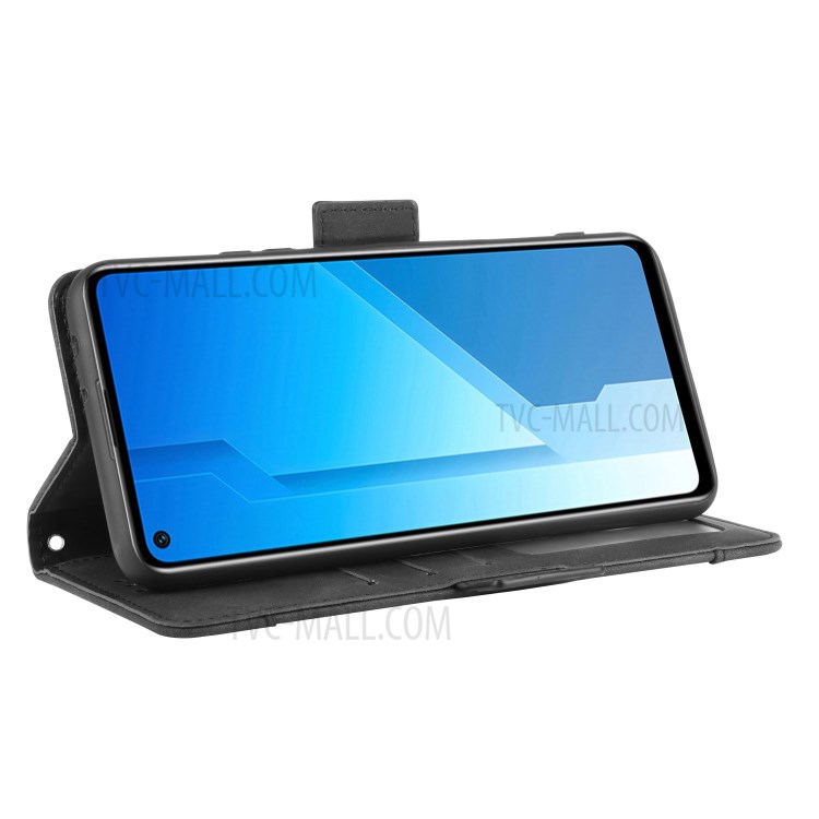 Wallet Leather Stand Case for Honor Play4 - Black-7