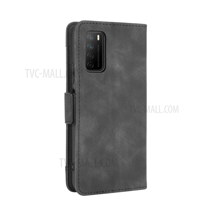 Wallet Leather Stand Case for Honor Play4 - Black-8