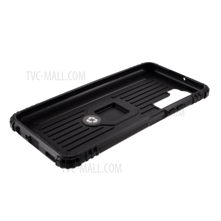 Finger Ring Kickstand Shockproof TPU Cover Phone Shell for Huawei nova 7 SE/P40 Lite 5G - Black-6