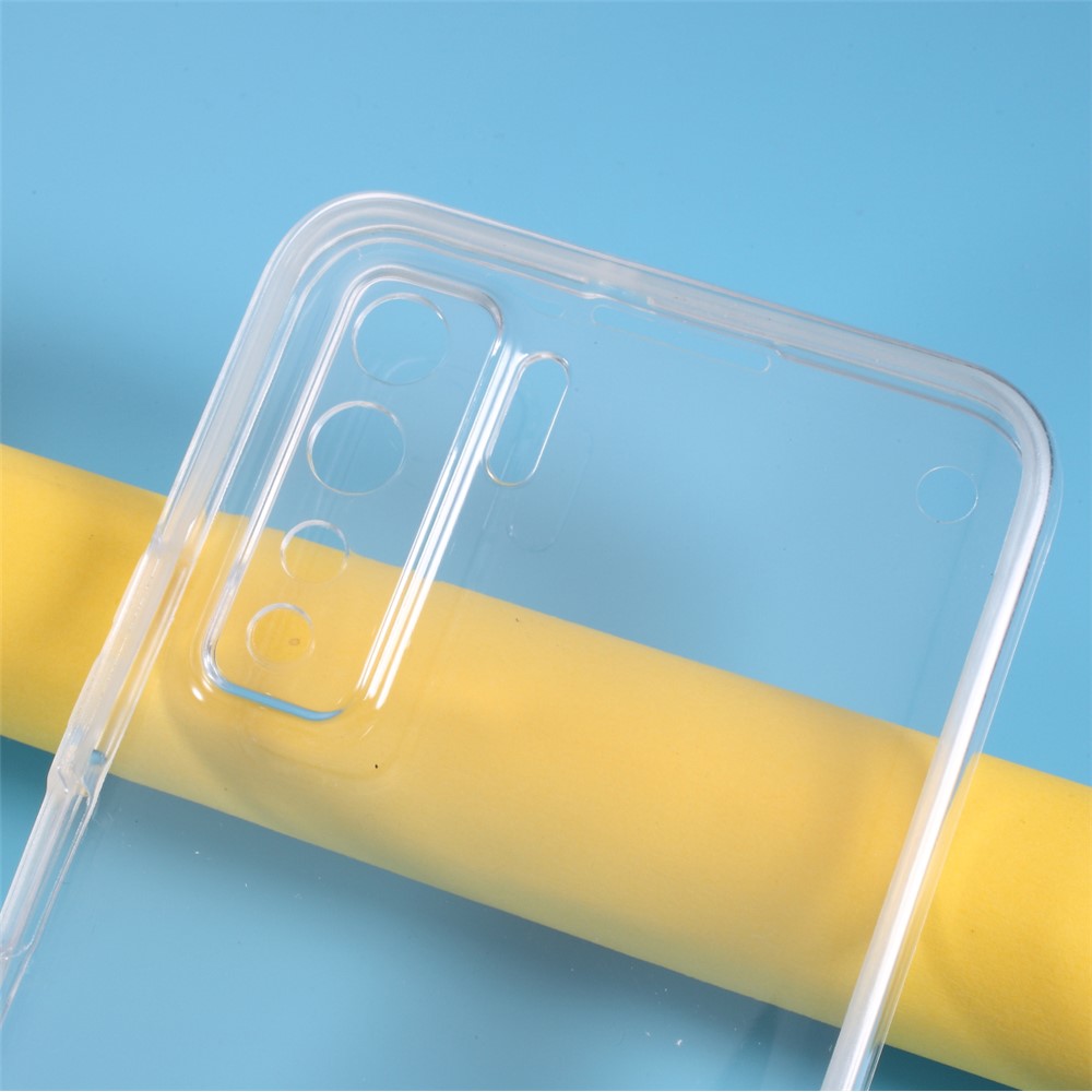Híbrido PET Caso La Cobertura + TPU + Acrílico Transparente Completo Para Huawei P40 Lite 5 G / Nova 7 SE-6