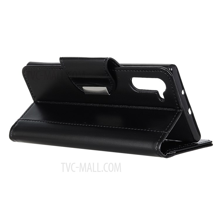 Wallet Stand PU Leather Phone Cover for Huawei Maimang 9 - Black-3