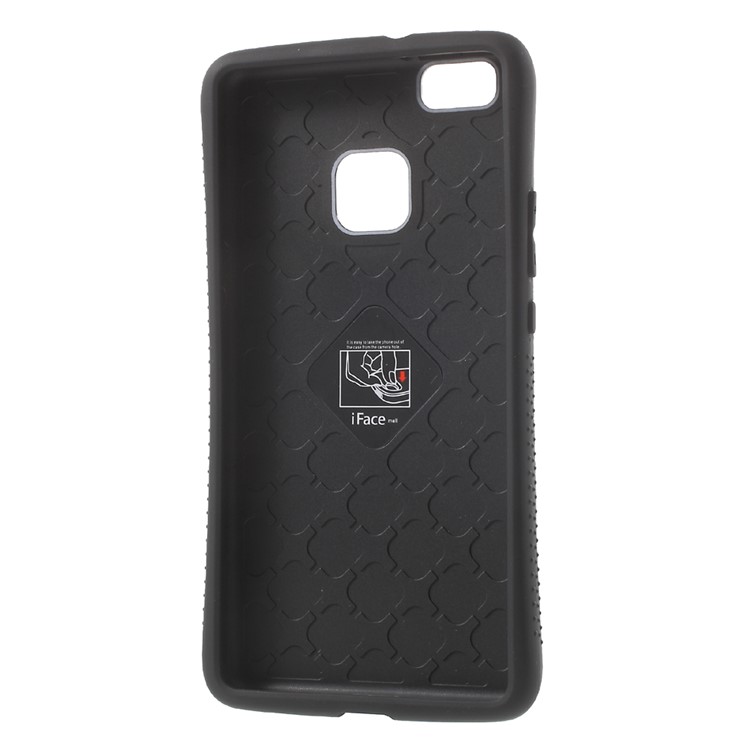 IFACE MALL Hybrid PC + TPU Schutzhülle Für Huawei P9 Lite / G9 Lite - Schwarz-5