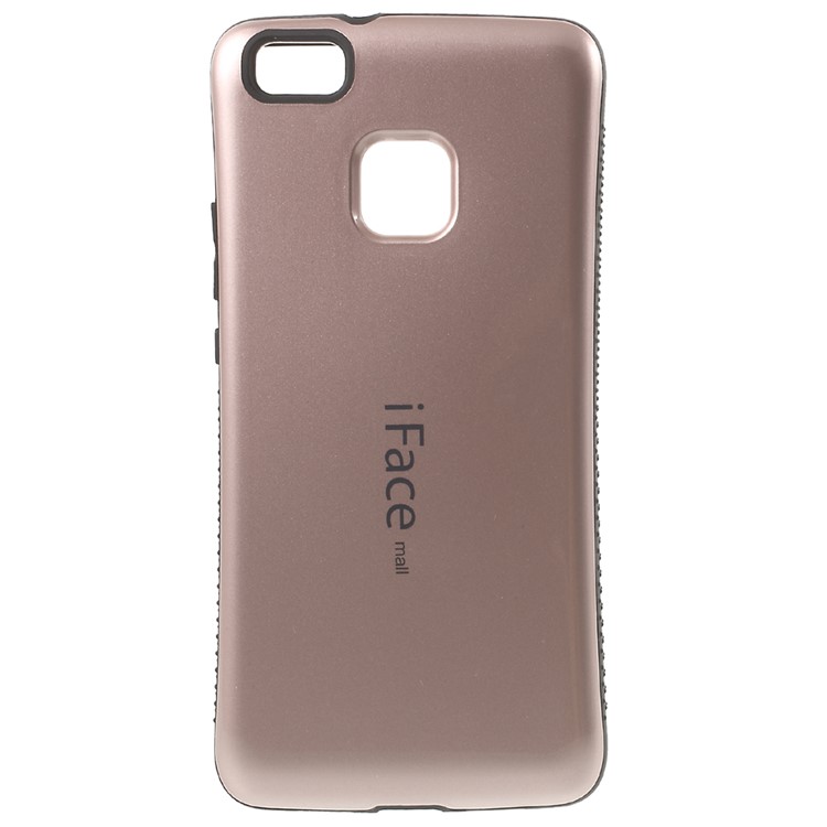 IFACE MALL Glossy PC + TPU Hybrid Cover for Huawei P9 Lite/G9 Lite - Rose Gold-1