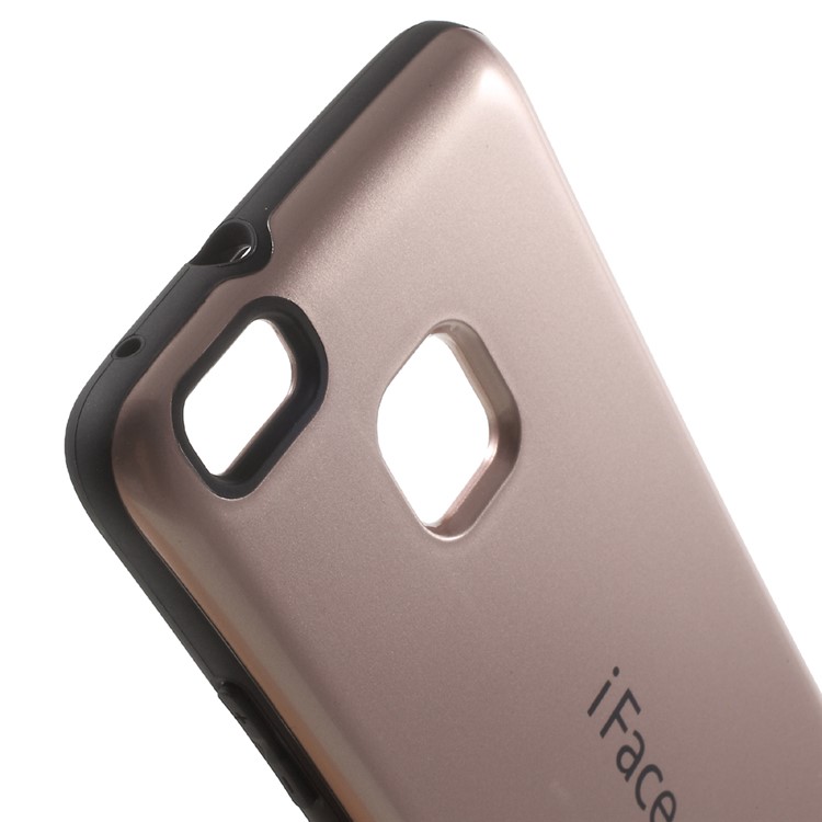 IFACE MALL Glossy PC + TPU Hybrid Cover for Huawei P9 Lite/G9 Lite - Rose Gold-4