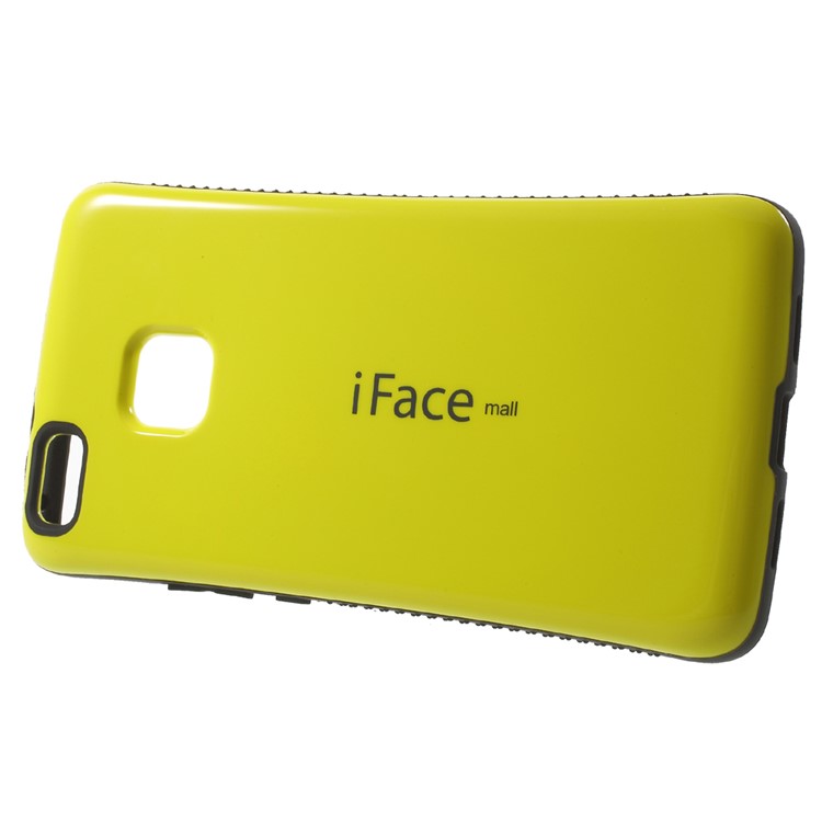IFACE MALL Hybrid TPU + PC Protector Case for Huawei P9 Lite/G9 Lite - Yellow-2