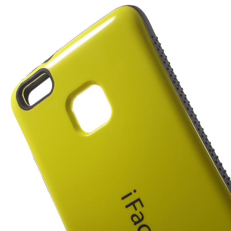 IFACE MALL Hybrid TPU + PC Protector Case for Huawei P9 Lite/G9 Lite - Yellow-4