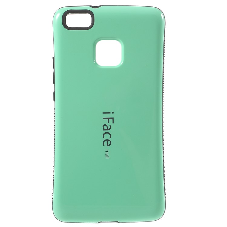 IFACE MALL Hybrid PC + TPU Shield Shell for Huawei P9 Lite/G9 Lite - Cyan-1