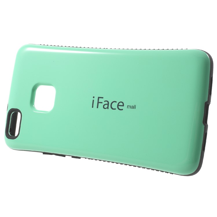 IFACE MALL Hybrid PC + TPU Shield Shell for Huawei P9 Lite/G9 Lite - Cyan-2