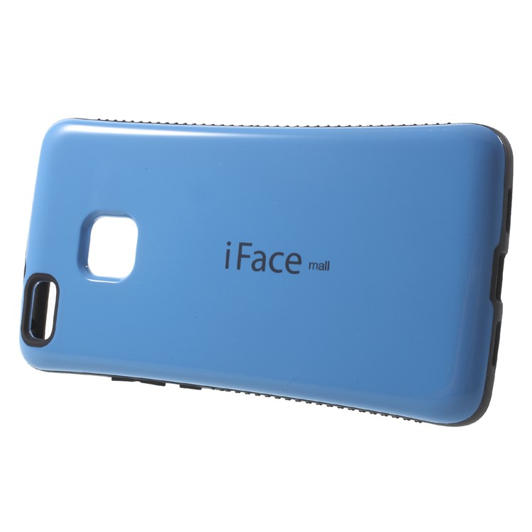 IFACE MALL Glossy PC + TPU Combo Cover for Huawei P9 Lite/G9 Lite - Dark Blue-2