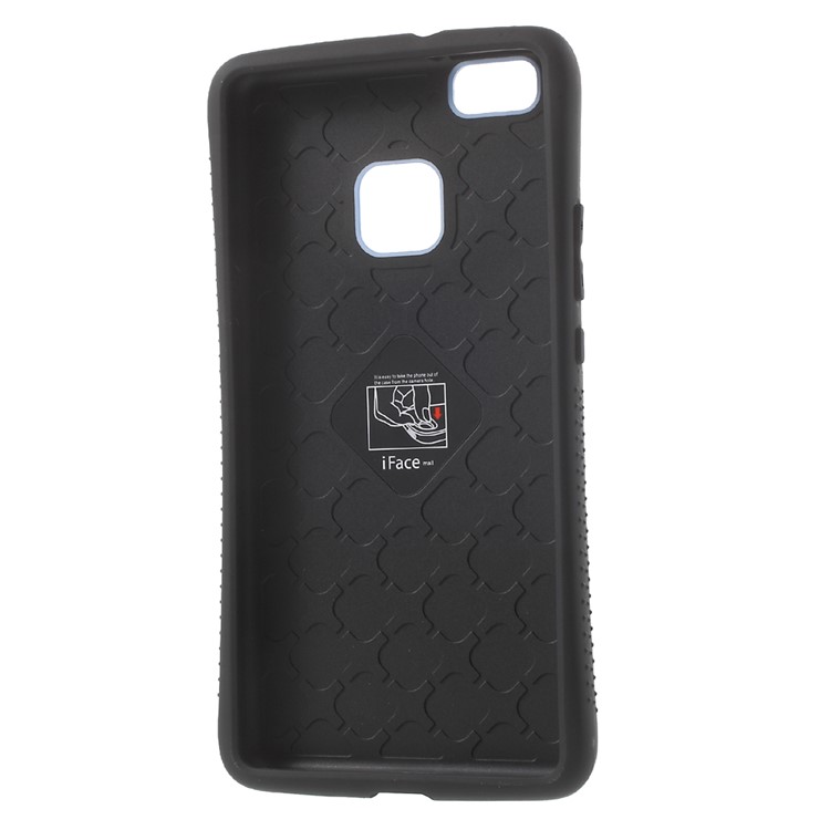 IFACE MALL Glossy PC + TPU Combo Cover for Huawei P9 Lite/G9 Lite - Dark Blue-5