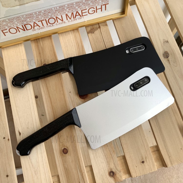 Creative Kitchen Knife Shaped PC+TPU Phone Case for Huawei P30 - Black-15