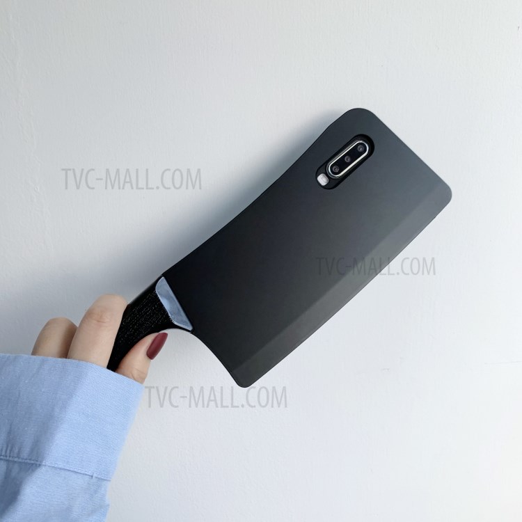 Creative Kitchen Knife Shaped PC+TPU Phone Case for Huawei P30 - Black-2