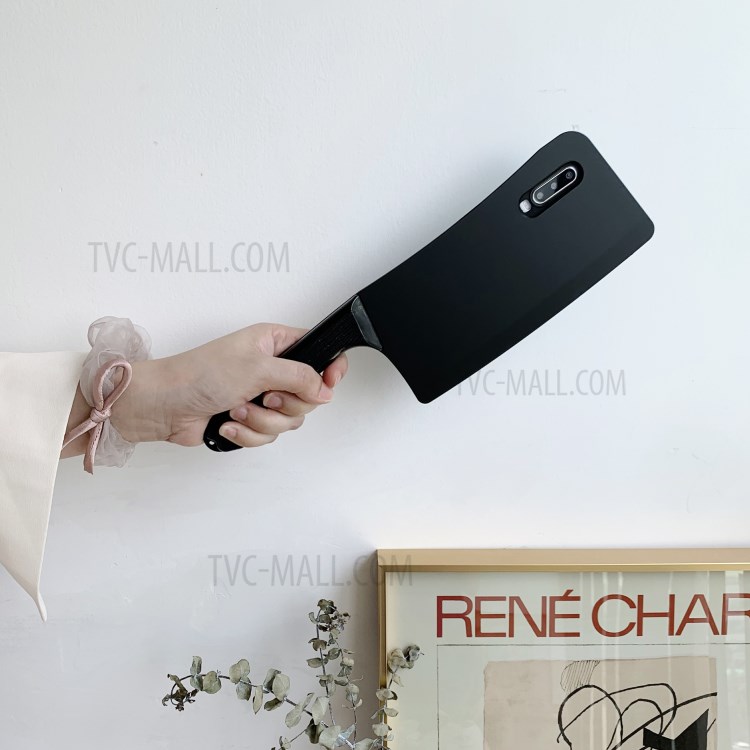 Creative Kitchen Knife Shaped PC+TPU Phone Case for Huawei P30 - Black-4