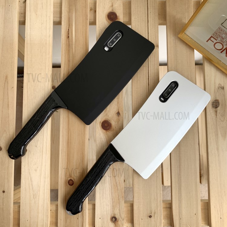 Creative Kitchen Knife Shaped PC+TPU Phone Case for Huawei P30 - Black-7