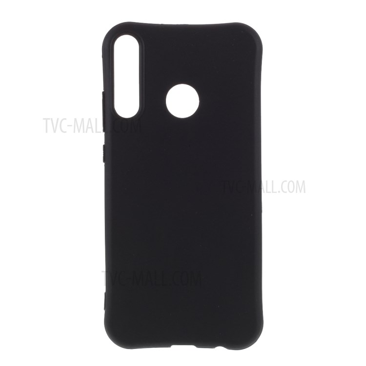 Matte Soft TPU Case Cover for Huawei Y7p - Black-1