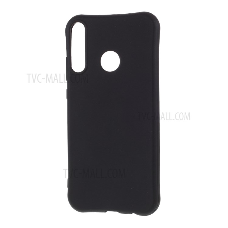 Matte Soft TPU Case Cover for Huawei Y7p - Black-2