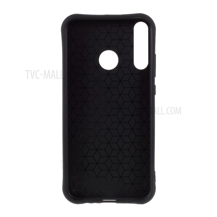 Matte Soft TPU Case Cover for Huawei Y7p - Black-3