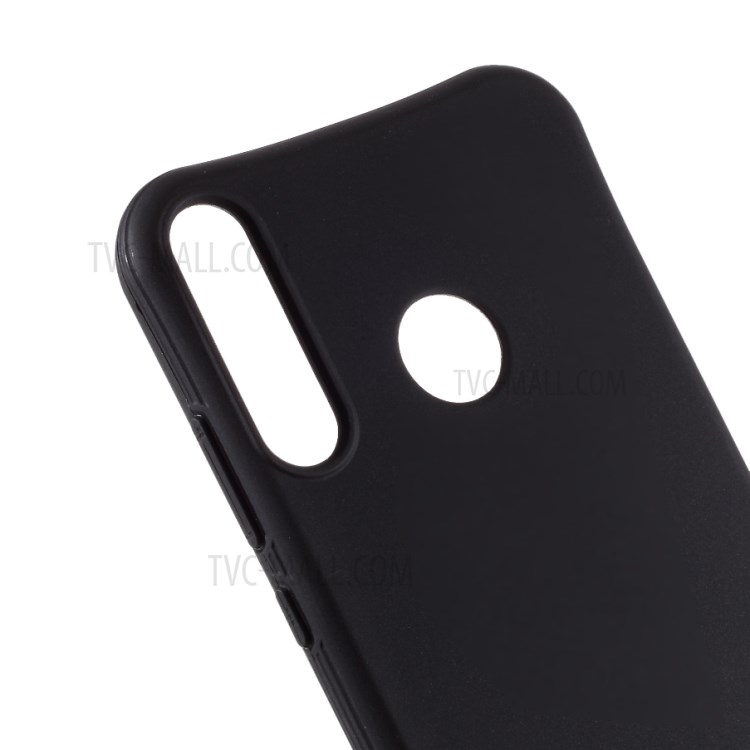 Matte Soft TPU Case Cover for Huawei Y7p - Black-4