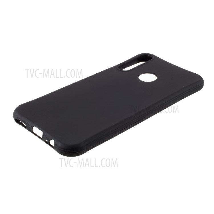 Matte Soft TPU Case Cover for Huawei Y7p - Black-5