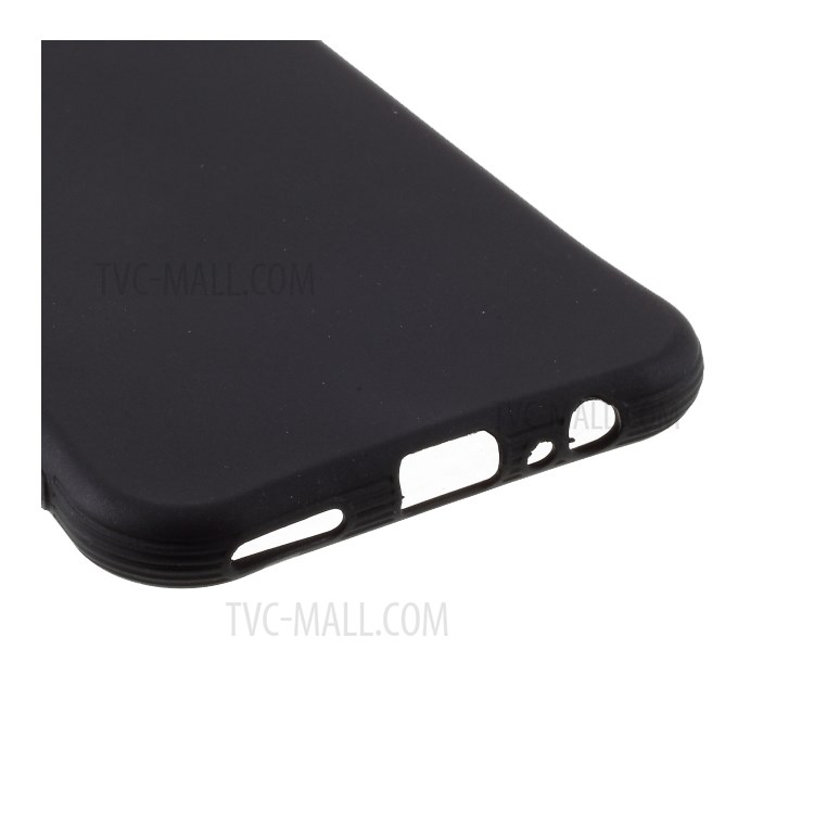 Matte Soft TPU Case Cover for Huawei Y7p - Black-6