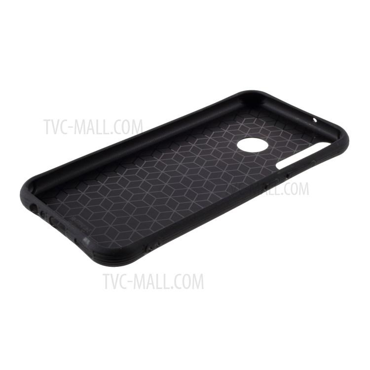 Matte Soft TPU Case Cover for Huawei Y7p - Black-7