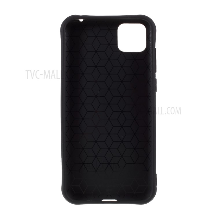 Matte Soft TPU Shell Case for Huawei Y5p - Black-3