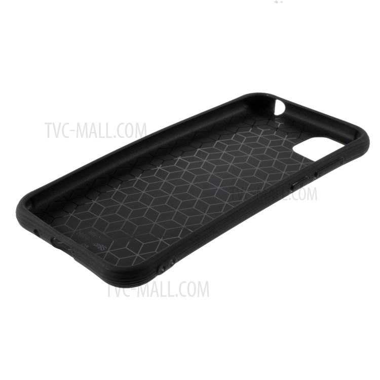 Matte Soft TPU Shell Case for Huawei Y5p - Black-7