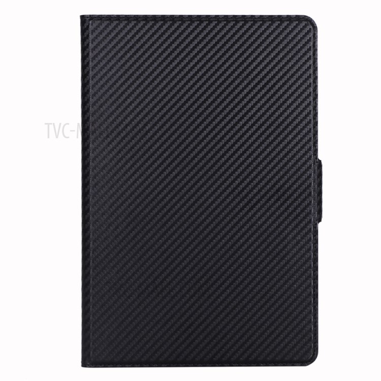 Ultra-thin Carbon Fiber Skin Stand Leather Tablet Cover for Huawei MatePad 10.8 (2020) - Black-3