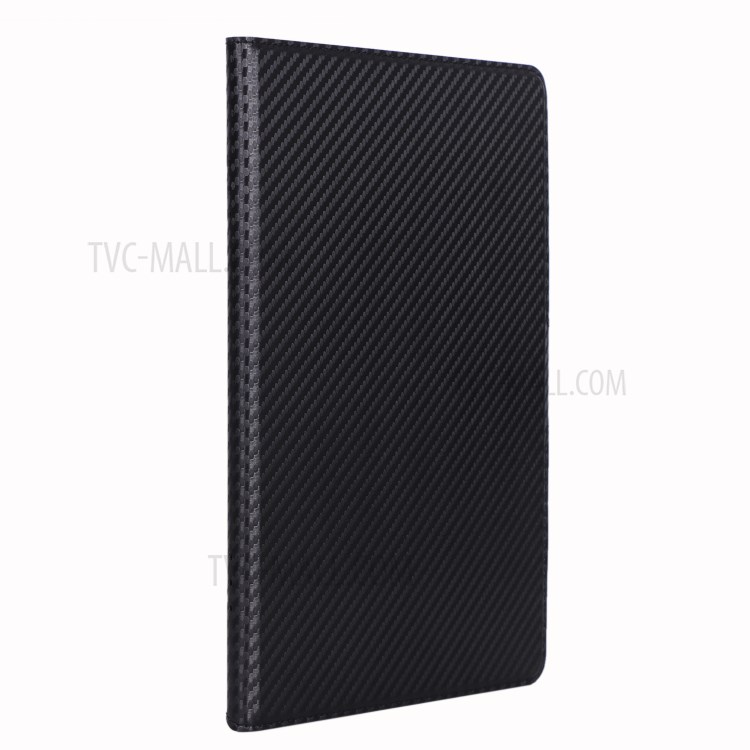 Ultra-thin Carbon Fiber Skin Stand Leather Tablet Cover for Huawei MatePad 10.8 (2020) - Black-6