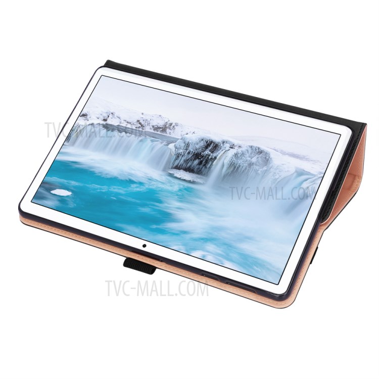 Bussiness Style Flip Leather Stand Tablet Case with Card Slots for Honor Tablet 6 10.1 T6 X6 - Black-13