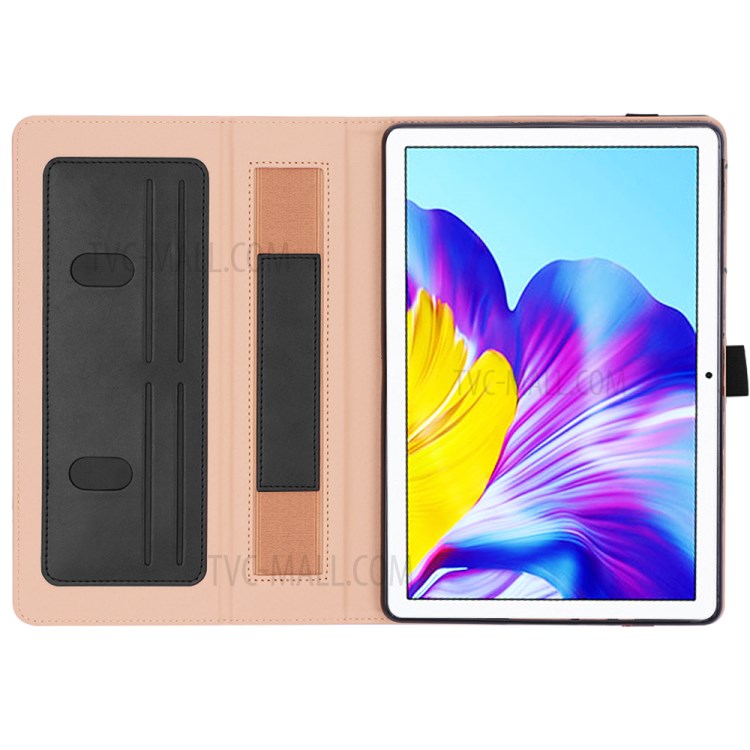 Bussiness Style Flip Leather Stand Tablet Case with Card Slots for Honor Tablet 6 10.1 T6 X6 - Black-6