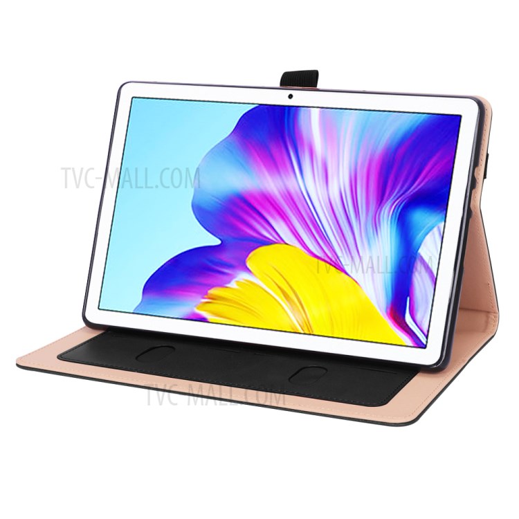 Bussiness Style Flip Leather Stand Tablet Case with Card Slots for Honor Tablet 6 10.1 T6 X6 - Black-7