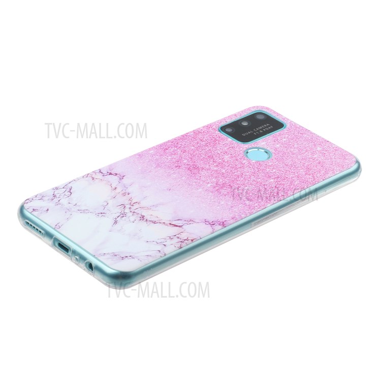 Pattern Printing Soft TPU Mobile Phone Shell for Huawei P smart 2020 - Marble Pattern-4