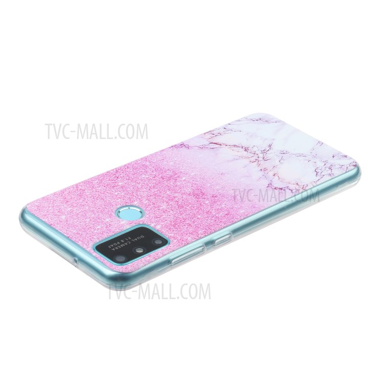 Pattern Printing Soft TPU Mobile Phone Shell for Huawei P smart 2020 - Marble Pattern-5