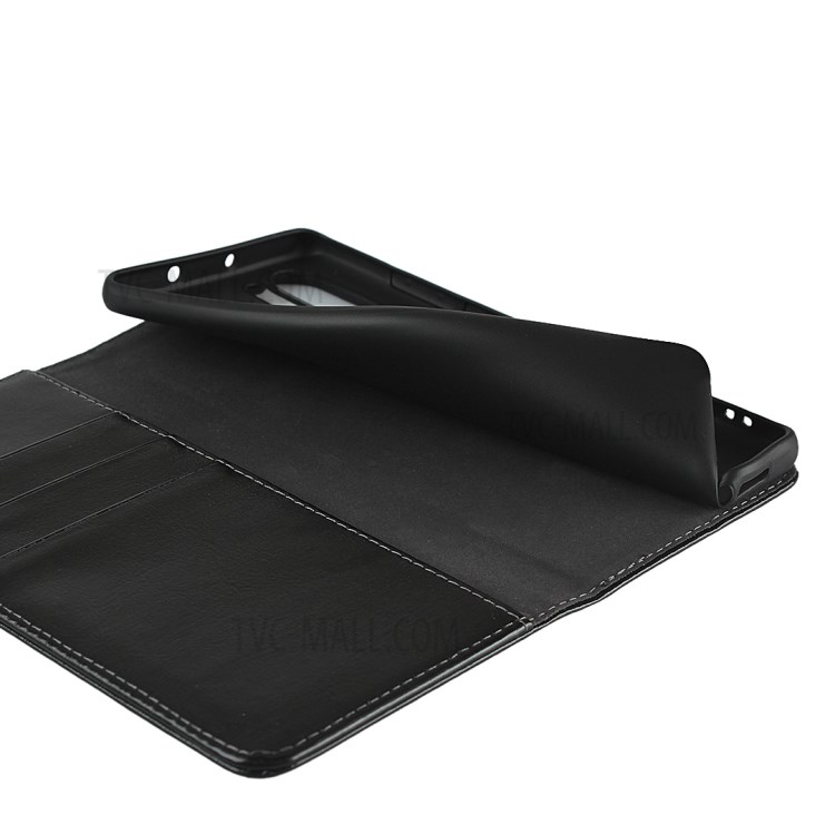 Crazy Horse Texture Genuine Leather Case for Huawei P30 Pro - Black-7