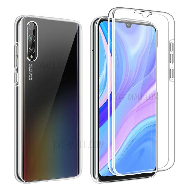 Hybrid PET + TPU + Acrylic Clear Full Coverage Case for Huawei Y8p-1