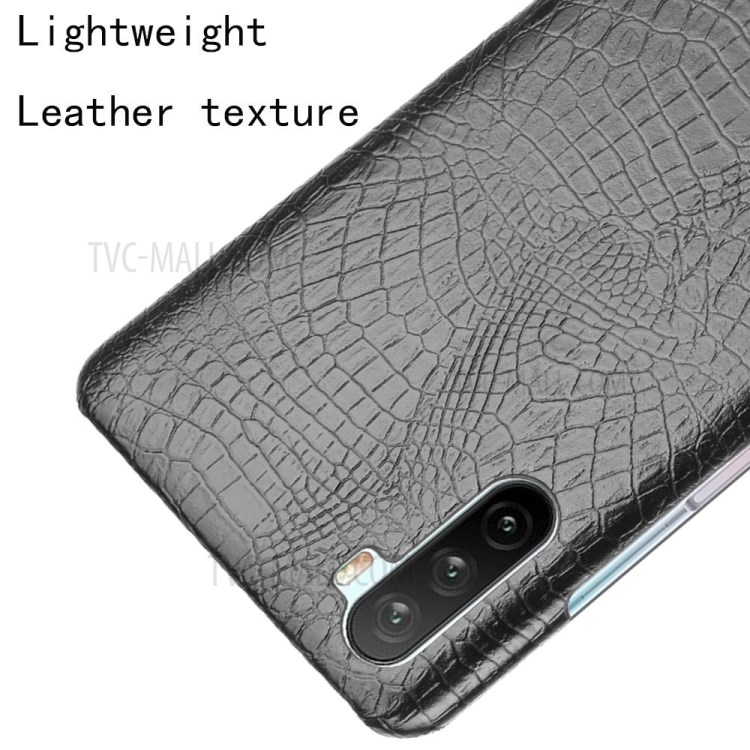 PU Leather Coated PC Crocodile Texture Case for Huawei Mate 40 Lite/Maimang 9 - Black-4